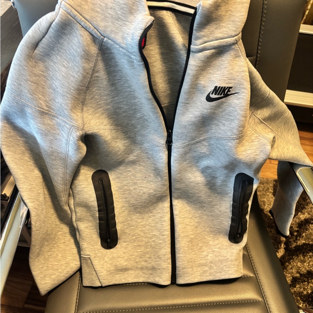Nike Gray Tech Zip-Up Jacket